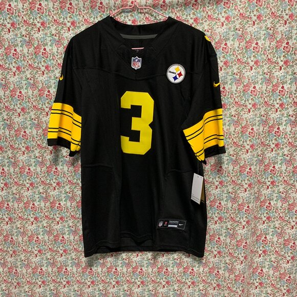 NFL Other - Nfl Pro Line Men's Russell Wilson Black Pittsburgh Steelers Player No. 3 Jersey